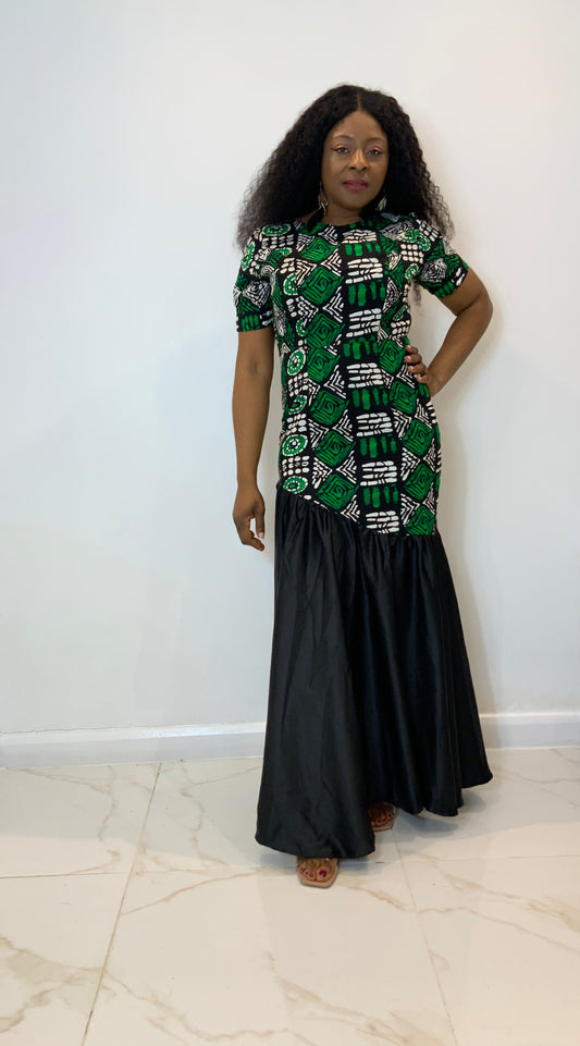 AFRICAN PRINT ASA MAXI DRESS