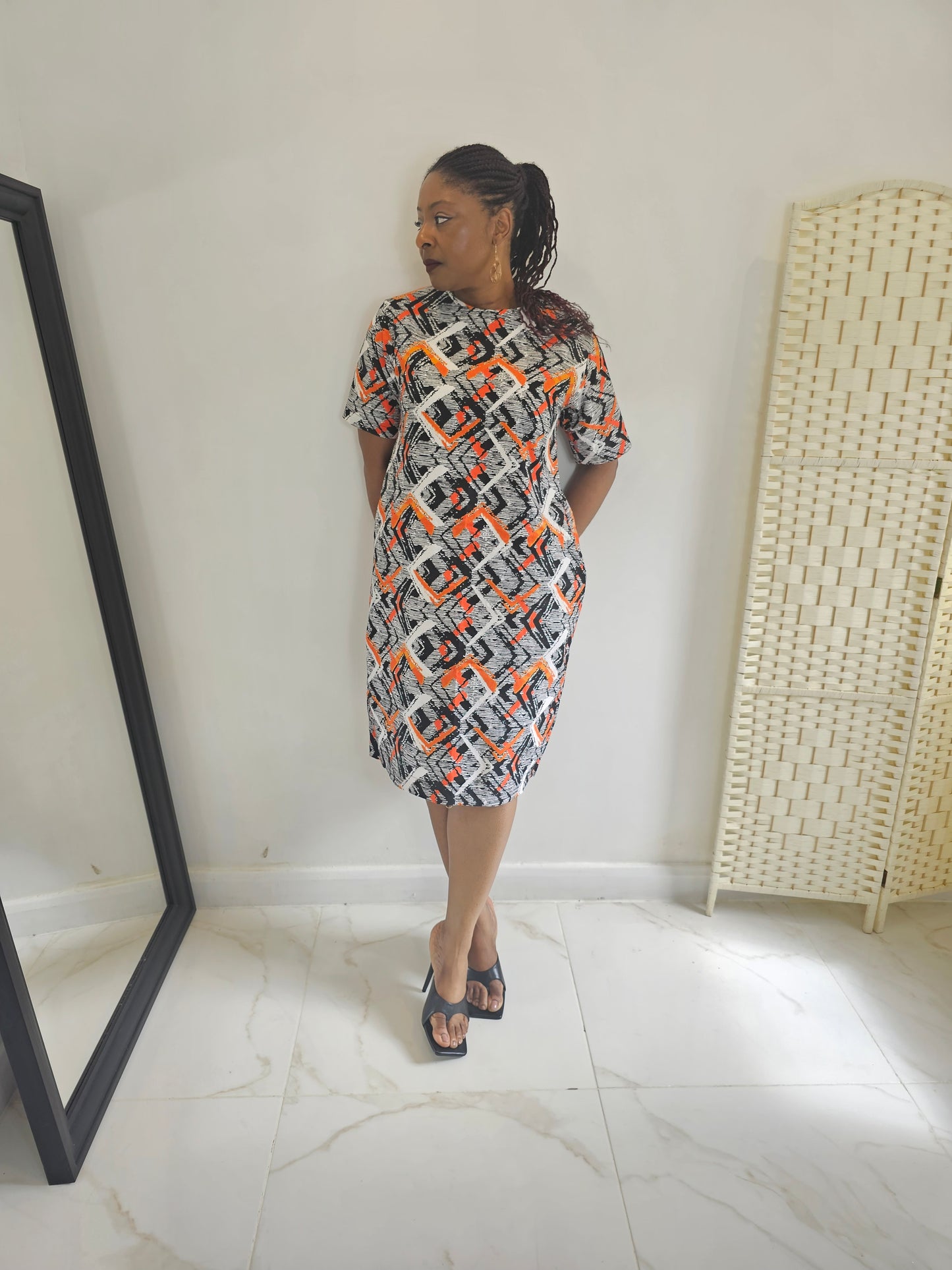 AFRICAN PRINT ADANNA DRESS