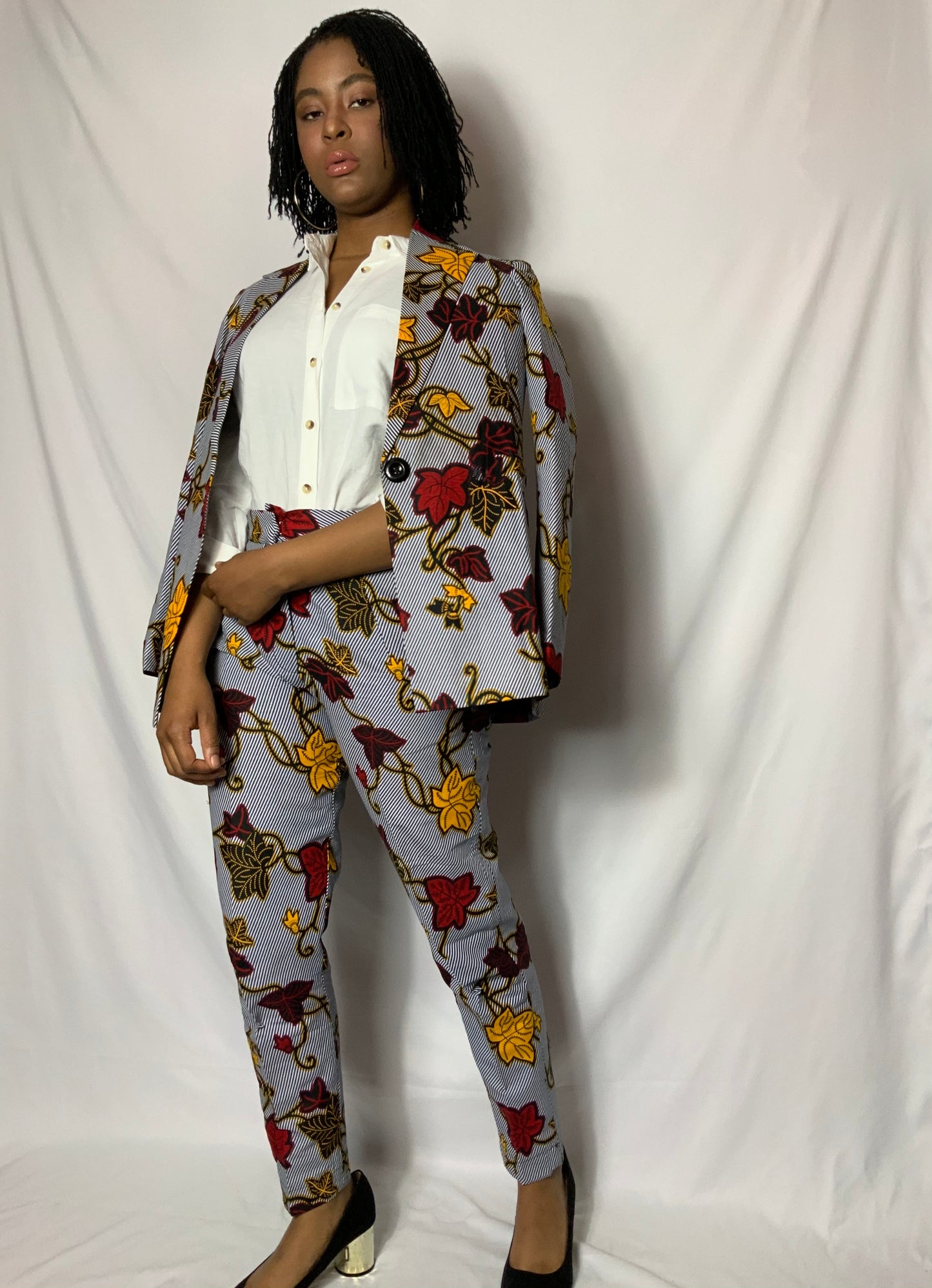 NNEKA BLAZER AND TROUSER SET