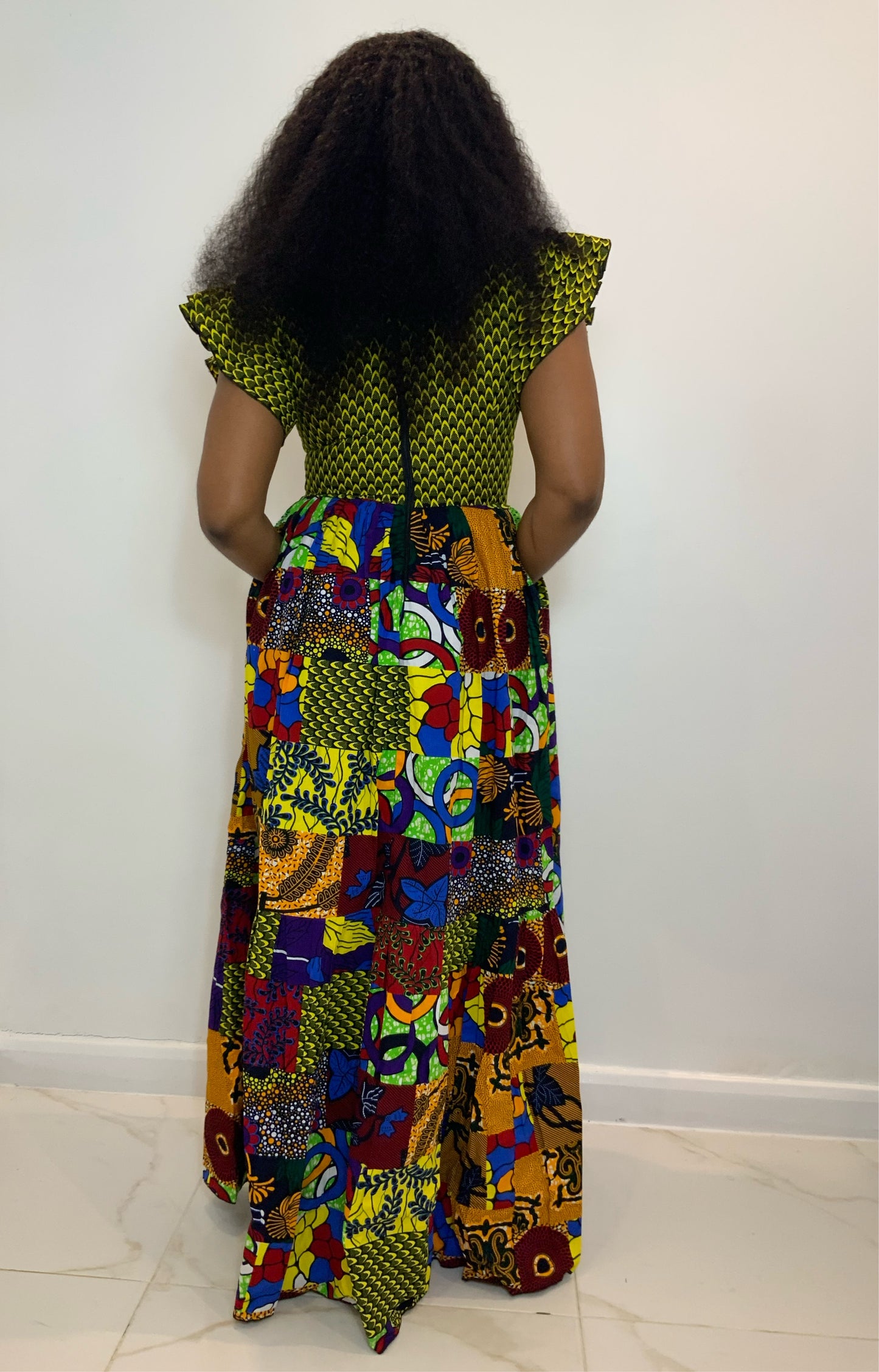 AFRICAN PRINT CHIOMA MAXI DRESS