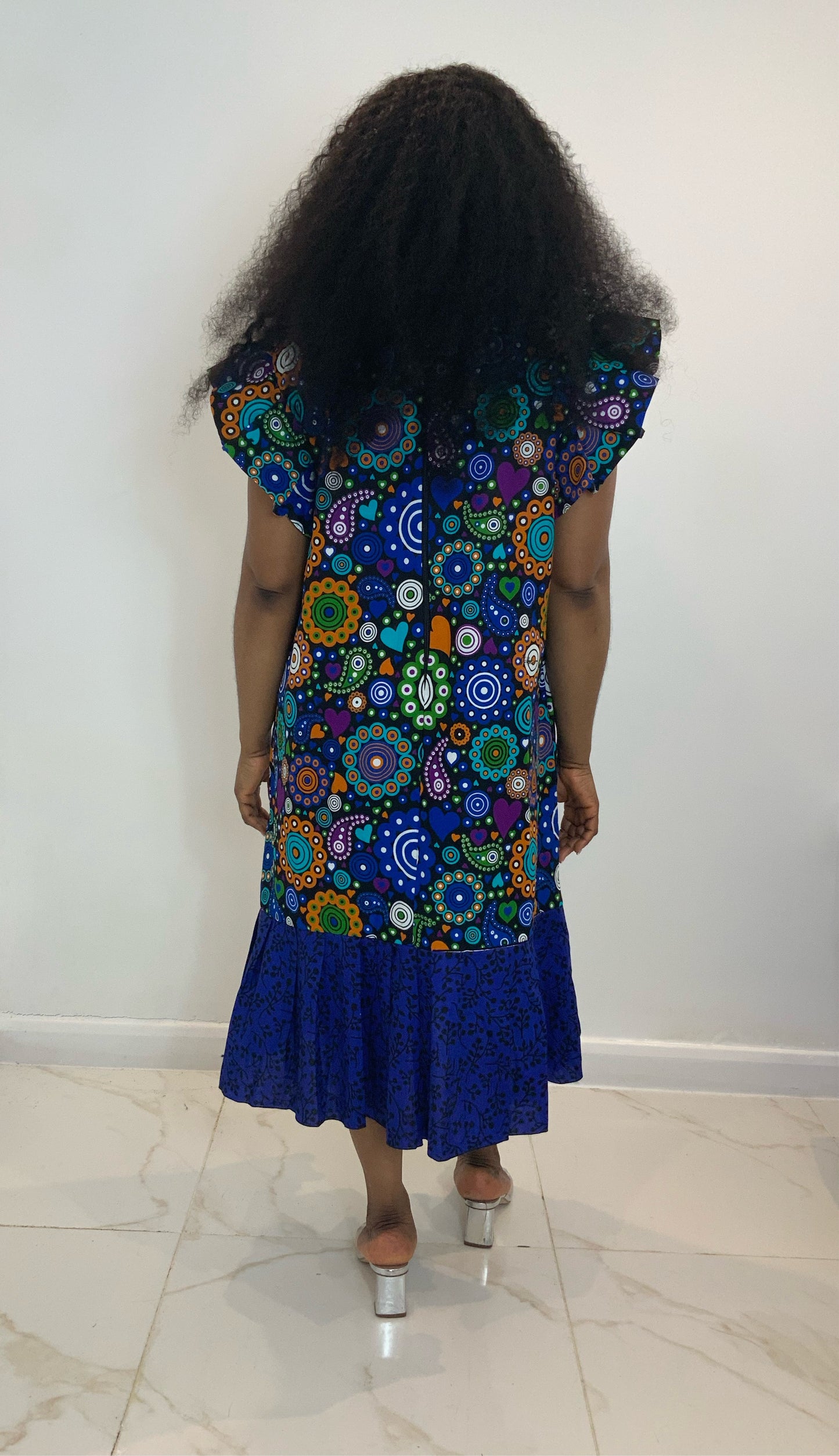 AFRICAN PRINT LARA DRESS