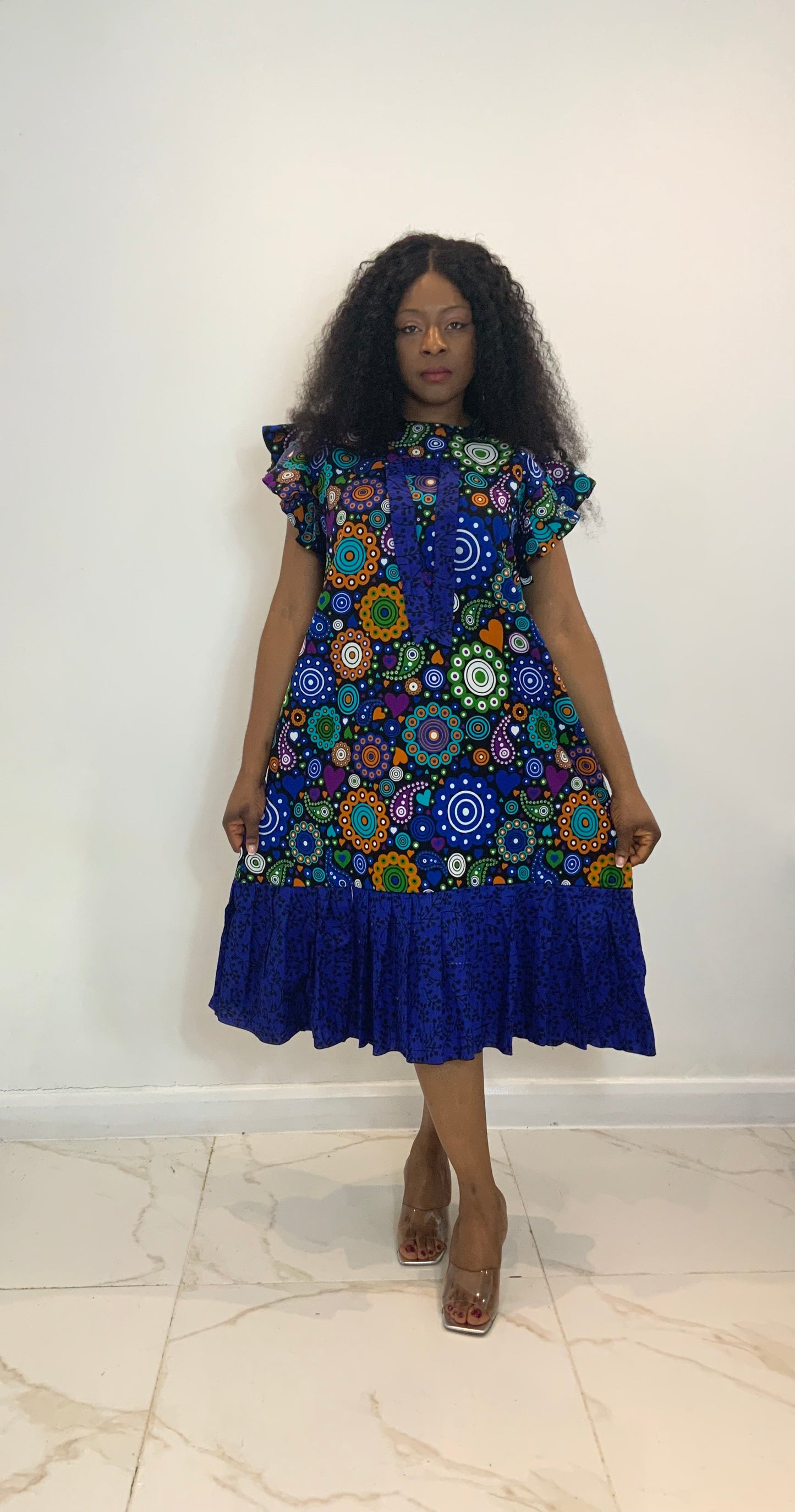 AFRICAN PRINT LARA DRESS
